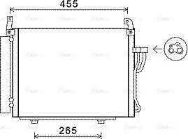 Ava Quality Cooling HY5245D - Condensatore, Climatizzatore autozon.pro