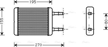 Ava Quality Cooling HY 6064 - Scambiatore calore, Riscaldamento abitacolo autozon.pro