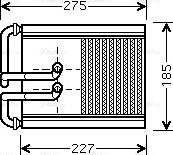 Ava Quality Cooling HY 6168 - Scambiatore calore, Riscaldamento abitacolo autozon.pro