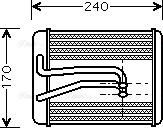 Ava Quality Cooling HY 6119 - Scambiatore calore, Riscaldamento abitacolo autozon.pro