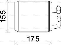 Ava Quality Cooling HY6243 - Scambiatore calore, Riscaldamento abitacolo autozon.pro