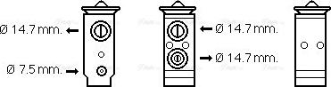 Ava Quality Cooling HY1441 - Valvola ad espansione, Climatizzatore autozon.pro