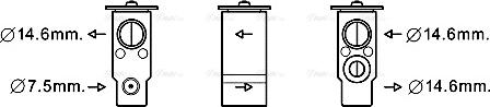 Ava Quality Cooling HY1397 - Valvola ad espansione, Climatizzatore autozon.pro