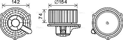 Ava Quality Cooling HY8425 - Ventilatore abitacolo autozon.pro