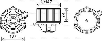 Ava Quality Cooling HY8427 - Ventilatore abitacolo autozon.pro