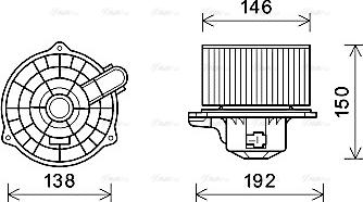 Ava Quality Cooling HY8554 - Ventilatore abitacolo autozon.pro