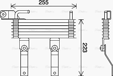 Ava Quality Cooling HY3369 - Radiatore olio, Cambio automatico autozon.pro