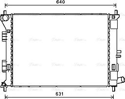 Ava Quality Cooling HY2420 - Radiatore, Raffreddamento motore autozon.pro