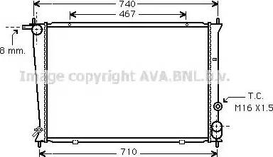 Ava Quality Cooling HY 2049 - Radiatore, Raffreddamento motore autozon.pro