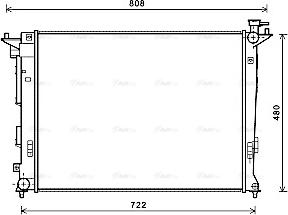 Ava Quality Cooling HY2285 - Radiatore, Raffreddamento motore autozon.pro