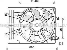 Ava Quality Cooling HY7540 - Ventola, Raffreddamento motore autozon.pro