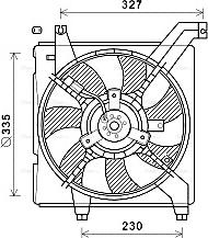 Ava Quality Cooling HY7568 - Ventola, Raffreddamento motore autozon.pro