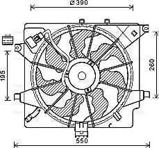 Ava Quality Cooling HY7563 - Ventola, Raffreddamento motore autozon.pro