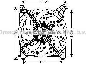 Ava Quality Cooling HY 7509 - Ventola, Raffreddamento motore autozon.pro