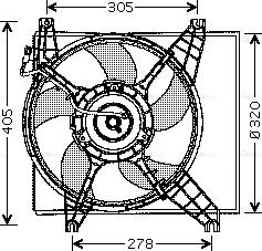 Ava Quality Cooling HY 7504 - Ventola, Raffreddamento motore autozon.pro