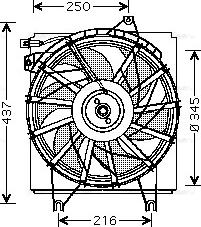 Ava Quality Cooling HY 7503 - Ventola, Raffreddamento motore autozon.pro