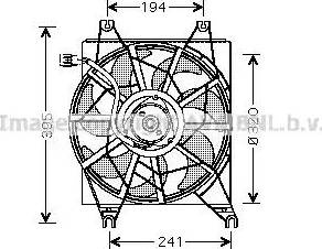 Ava Quality Cooling HY 7502 - Ventola, Raffreddamento motore autozon.pro