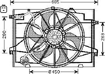 Ava Quality Cooling HY 7519 - Ventola, Raffreddamento motore autozon.pro