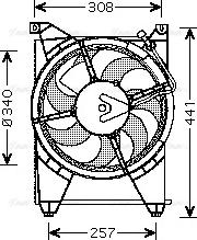 Ava Quality Cooling HY 7514 - Ventola, Raffreddamento motore autozon.pro