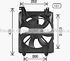 Ava Quality Cooling HY7580 - Ventola, Raffreddamento motore autozon.pro