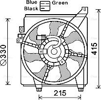 Ava Quality Cooling HY 7534 - Ventola, Raffreddamento motore autozon.pro