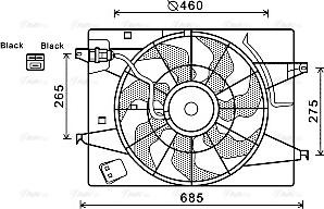 Ava Quality Cooling HY 7533 - Ventola, Raffreddamento motore autozon.pro