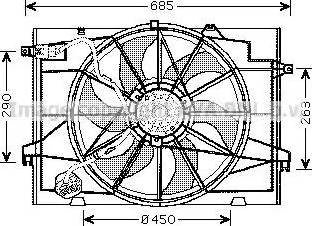 Ava Quality Cooling HY 7520 - Ventola, Raffreddamento motore autozon.pro