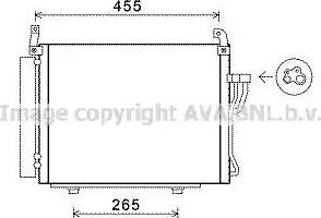 Ava Quality Cooling HYA5245 - Condensatore, Climatizzatore autozon.pro