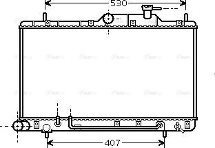 Ava Quality Cooling HYA2086 - Radiatore, Raffreddamento motore autozon.pro