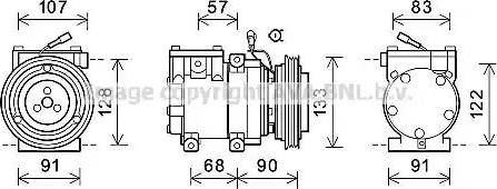 Ava Quality Cooling HYAK287 - Compressore, Climatizzatore autozon.pro