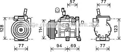 Ava Quality Cooling HYK320 - Compressore, Climatizzatore autozon.pro