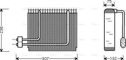 Ava Quality Cooling HY V014 - Evaporatore, Climatizzatore autozon.pro