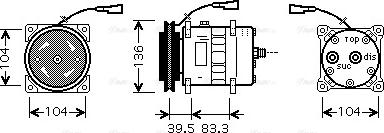 Ava Quality Cooling IVAK093 - Compressore, Climatizzatore autozon.pro