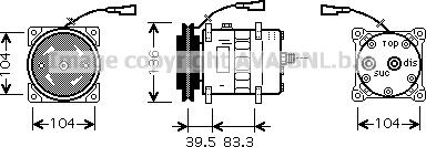 Ava Quality Cooling IVK093 - Compressore, Climatizzatore autozon.pro