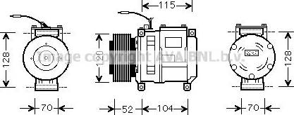 Ava Quality Cooling JDK002 - Compressore, Climatizzatore autozon.pro