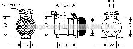 Ava Quality Cooling JRK058 - Compressore, Climatizzatore autozon.pro