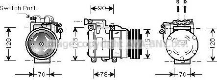 Ava Quality Cooling JR K030 - Compressore, Climatizzatore autozon.pro