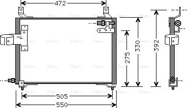 Ava Quality Cooling KA5006 - Condensatore, Climatizzatore autozon.pro