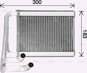 Ava Quality Cooling KA6306 - Scambiatore calore, Riscaldamento abitacolo autozon.pro