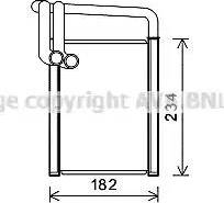 Ava Quality Cooling KA6259 - Scambiatore calore, Riscaldamento abitacolo autozon.pro