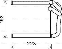 Ava Quality Cooling KA6270 - Scambiatore calore, Riscaldamento abitacolo autozon.pro