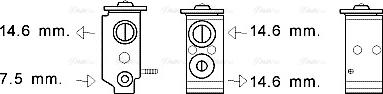 Ava Quality Cooling KA1268 - Valvola ad espansione, Climatizzatore autozon.pro