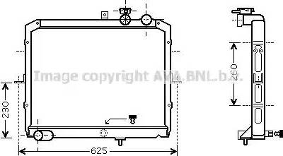 Ava Quality Cooling KA2033 - Radiatore, Raffreddamento motore autozon.pro