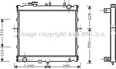 Ava Quality Cooling KA2022 - Radiatore, Raffreddamento motore autozon.pro