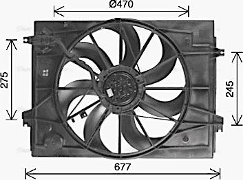 Ava Quality Cooling KA7544 - Ventola, Raffreddamento motore autozon.pro