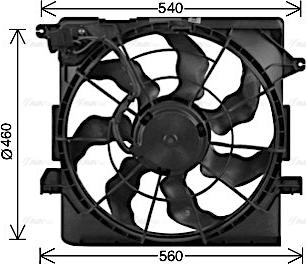 Ava Quality Cooling KA7548 - Ventola, Raffreddamento motore autozon.pro