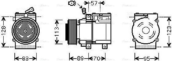 Ava Quality Cooling KAAK137 - Compressore, Climatizzatore autozon.pro