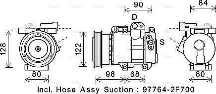 Ava Quality Cooling KAK192 - Compressore, Climatizzatore autozon.pro