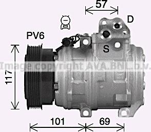 Ava Quality Cooling KAK323 - Compressore, Climatizzatore autozon.pro