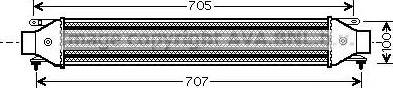 Ava Quality Cooling LC 4092 - Intercooler autozon.pro